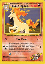 Blain's Galoppa - Pokémon TCG